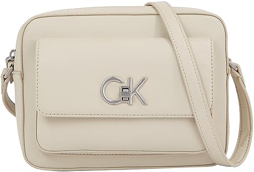 Calvin Klein Borsa per Fotocamera Re-Lock W/Flap, Crossover Donna,...