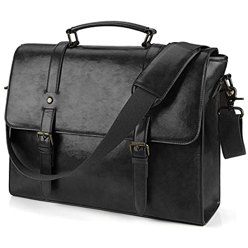 Lubardy Borsa Porta PC Uomo Borsa PC 15,6 Pollici Impermeabile Borsa...