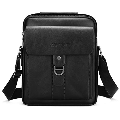 BAIGIO Borsello Uomo Tracolla Casuale Pelle Borsa a Tracolla da Uomo...