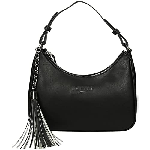 Gaelle Paris Borsa mono manico con logo e nappina GBADP4063 nero