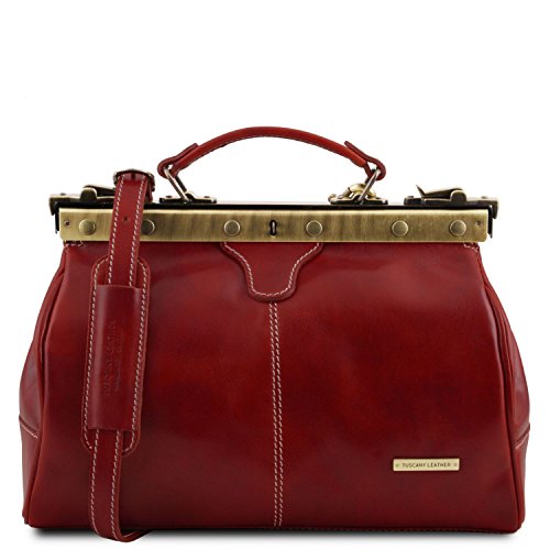 Tuscany Leather - Michelangelo - Borsa medico in pelle Rosso -...