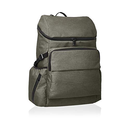 Amazon Basics, zaino Urban, per laptop fino a 15”, verde
