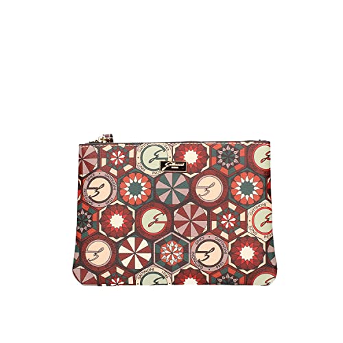 Beauty Case Medium Flat Teodosia Caravaggio dettagli Bordeaux - da...