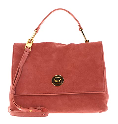 Coccinelle Liya Suede Handbag Geranium/Gerani