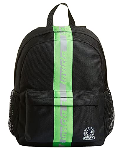 Invicta Zaino Scuola Benin S, Nero e Verde, Zaino Monoscomparto Con...