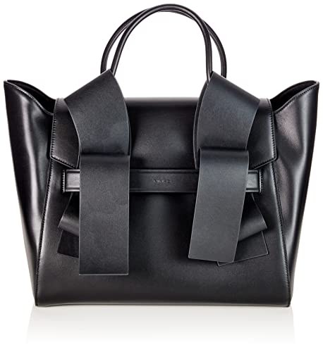 Pinko Aika Tote Big Vitello Morbido, Borsa Donna, Z99q_nero-antique...