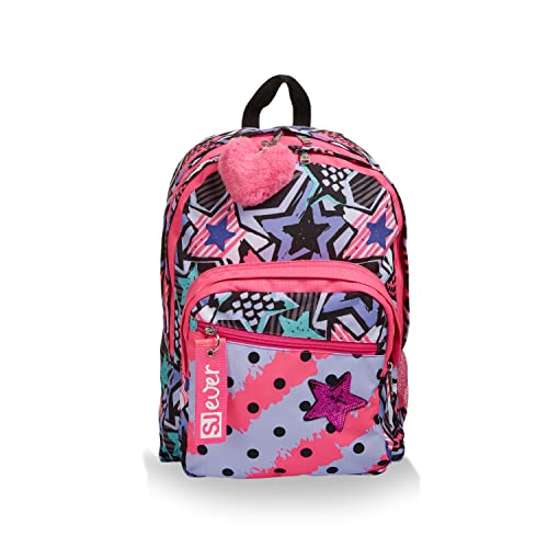 Zaino Scuola SJ EVER - LEAD GIRL - Doppio Scomparto, Maxi Capienza -...