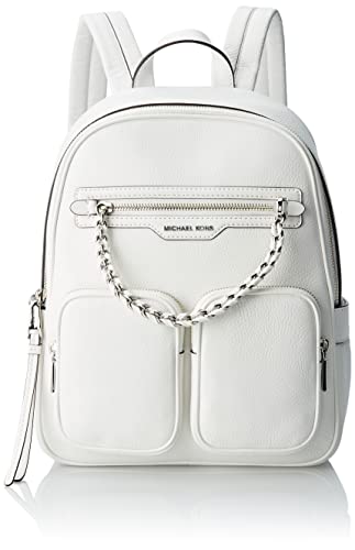 Michael Kors Elliot MD Backpack, Borsa Donna, OPTICWHITE