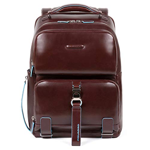Piquadro Zaino in Pelle, Scuola Unisex-Adulto, Marrone, Talla única