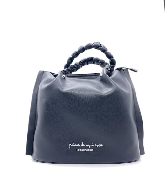 Le Pandorine Borsa brenda bucket cosa black