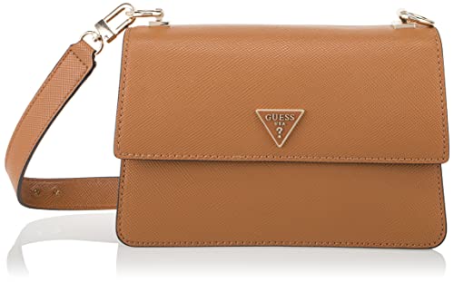 Guess Tracolle, Alexie Crossbody Flap Donna, Light Cognac, Taglia...