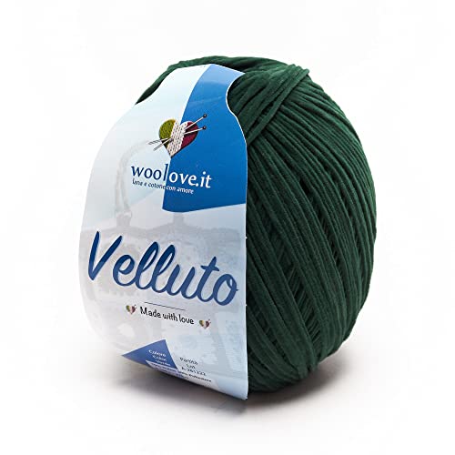 Woolove - Velluto - Cordino in Velluto per borse e accessori peso...