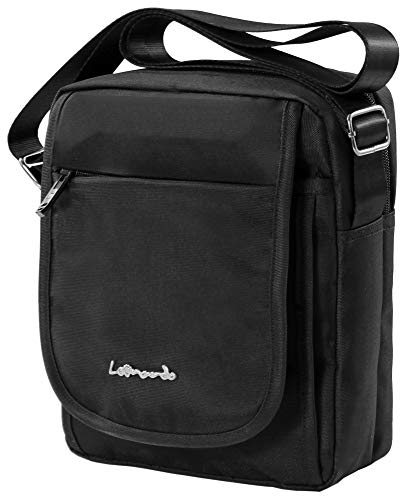 Borsello da uomo con tracolla, LEONARDO LEO50520 Borsa Messenger per...