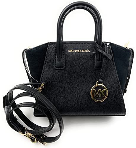 Michael Kors Avril XS Satchel Crossbody Bag (Black)