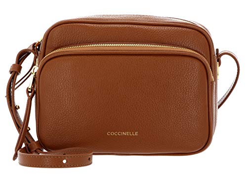 Coccinelle Borsa a Tracolla Lea Colore Marrone n Pelle Donna 22x16x10...