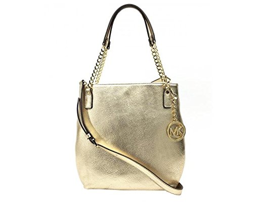 Michael Kors Jet Set Catena N/S Tote - Oro chiaro