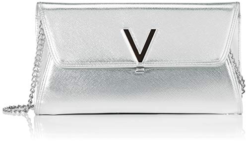 Valentino by Mario Flash - Pochette da giorno Donna, Argento, 3x14x24...