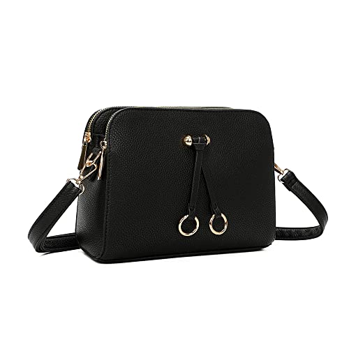 ELIOX Borsa a Tracolla Donna Piccola con 3 Scomparti Capienti - Borsa...