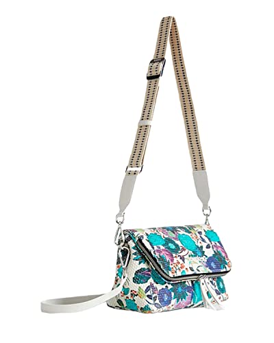 Desigual BOLS_ETEREA Blue VE, Across Body Bag Donna, Blu, Taglia Unica