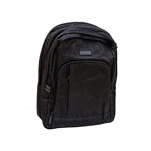 Comix Zaino Organizzato Glitter Black Special, L
