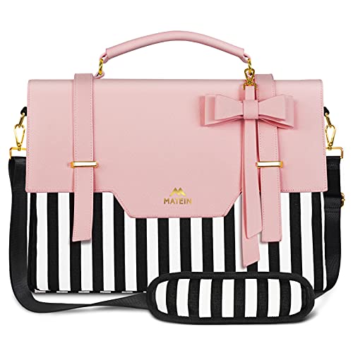 MATEIN Borsa Porta PC Donna, Lavoro Cartella per 15.6 Pollici Computer...