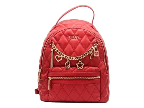 Zaino Trapuntato c/Catena e Charms Astilbe Liu Jo 81551 STRAWBERRY,...