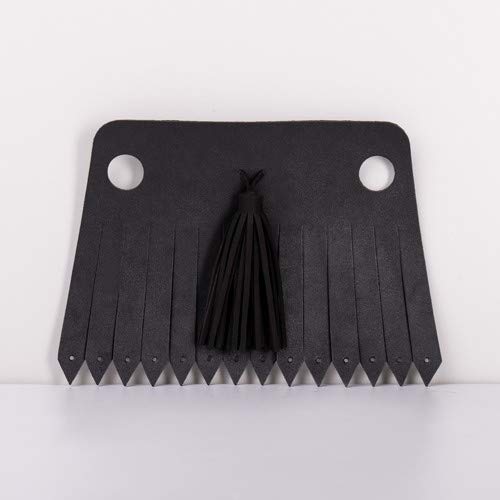 JU'STO Justo Frangia con Nappa Nero applicabile a Tutte Le Borse Justo