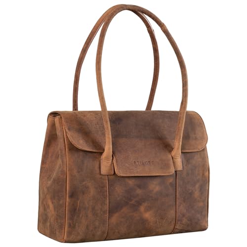 STILORD 'Carrie' Borsa Shopper Pelle per Donne Vintage Borsa a...