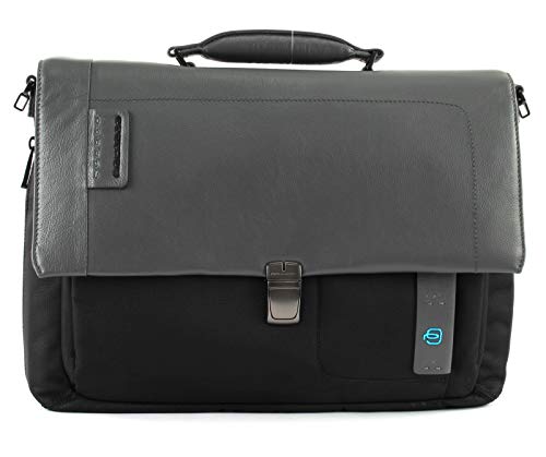 Piquadro - Cartella porta PC/iPad da Uomo, Nero