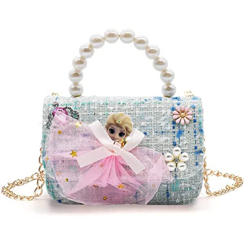 Nesloonp Borsa a Tracolla per Bambini Girls Princess Borse Borsa a...