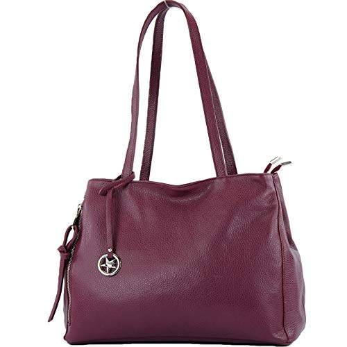 modamoda de - T205 - Borsa italiana a tracolla/manico in pelle,...