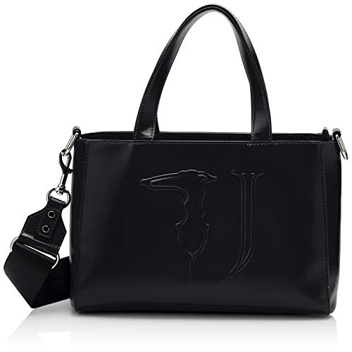 Trussardi Jeans T-Easy Tote MD Ecoleather Mono, Borsa Donna, Nero...