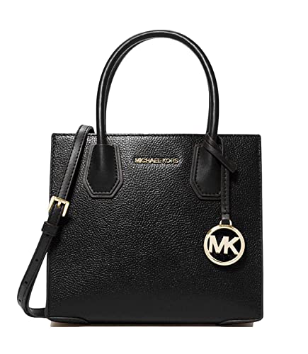 Michael Kors MERCER MEDIUM MESSENGER TRACOLLA CARTELLA POLVERE, Nero,...
