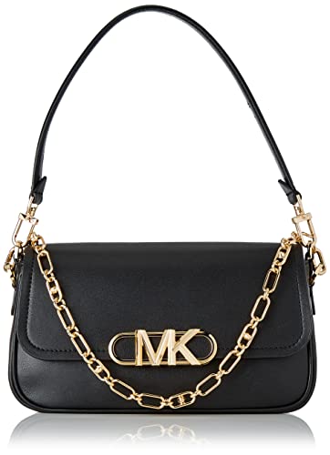 Michael Kors MD Conv POUCHETTE Shldr, Borsa Donna, Black