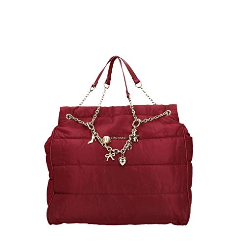 Twin Set Aa8pfd, Borsa Tote Donna, Rosso (Bordeaux), 14x36x36 cm (W x...