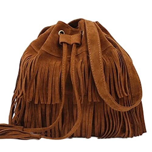 DASNTERED Borsa a tracolla da donna, stile retrò, in finta pelle...