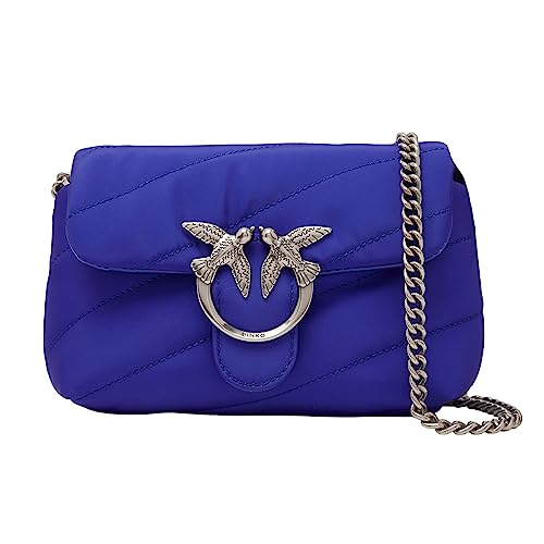 Pinko Love Baby Puff C Recycled Nylo, Borsa Donna, F99o_bluette...