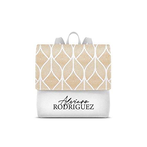 Alviero Rodriguez Zainetto Lux Bianco Persian Pattern Zaino donna moda...