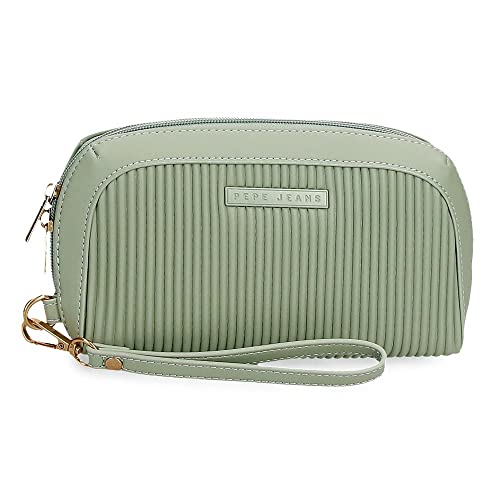 Borsa Pepe Jeans Aurora Verde 20x11x4 cm Pelle sintetica