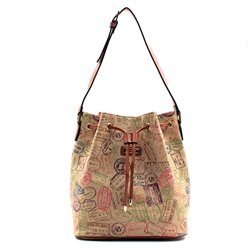 Borsa Secchiello Tracolla ALV By Alviero Martini 26x30x14 (Safari)