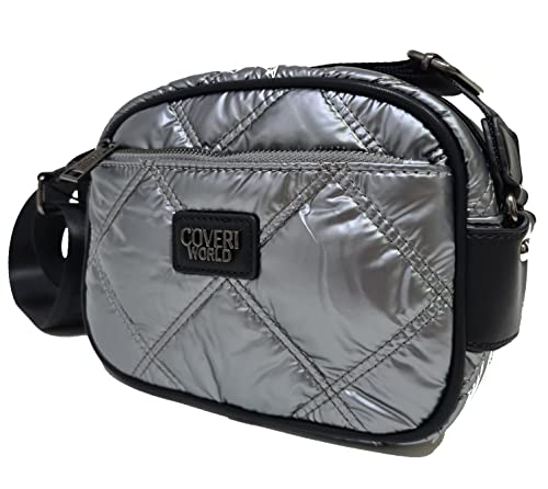 COVERI COLLECTION Borsa Donna Saponetta Piumino in Nylon Impermeabile...
