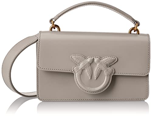 Pinko Love One Mini Light Vitello SP, Borsa Donna, I30Q_Grigio...