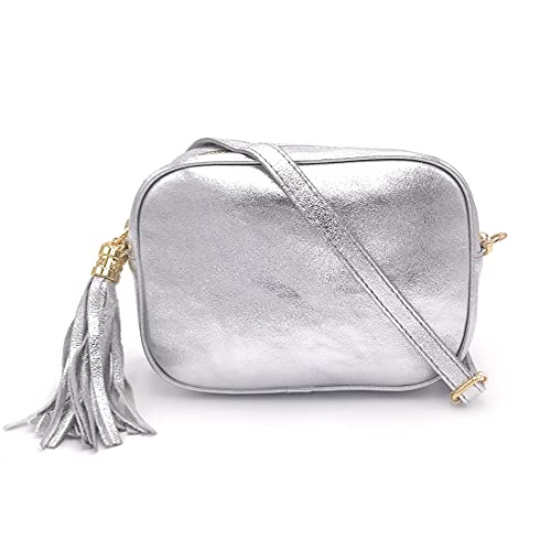ELIOX Borsa Donna Vera Pelle Made In Italy Piccola Borsetta a Tracolla...