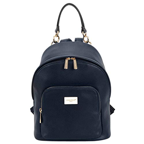 David Jones - Borsa Zainetto Donna - Zaino Piccolo Pelle PU - Daypack...