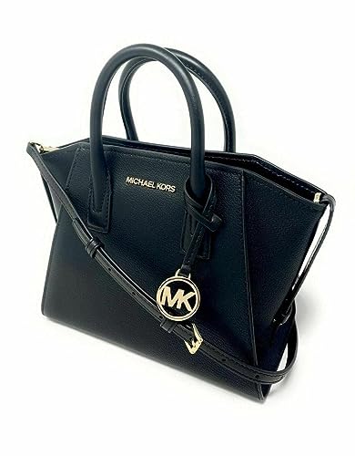 MICHAEL Michael Kors Avril Small Logo Top-Zip Satchel - Black