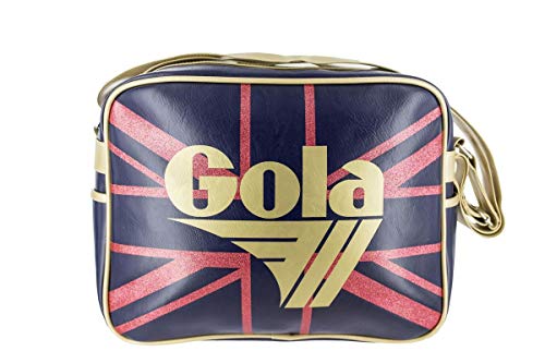 Gola Borsa Redford sparkle UJ navy/red/gold Glitter Ragazza 36cm x...