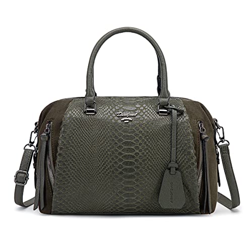 David Jones - Borsa a Mano Donna Bowling - Borsa a Tracolla Pelle PU...