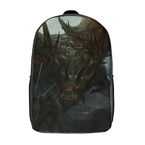 FEIGENBAOMU Borsa da scuola unisex Zaino Dragon Fashion Borsa da...