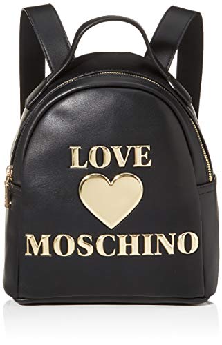 Love Moschino finta pelle, Borsa da Donna, Nero, Normale