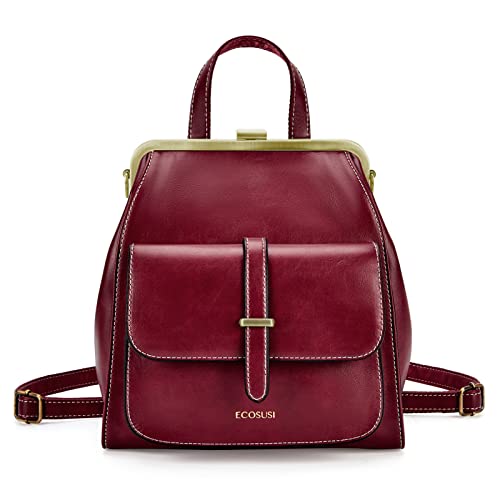 ECOSUSI Borsa Messenger Donna Zaino Donna Borse a Spalla in Pelle PU...